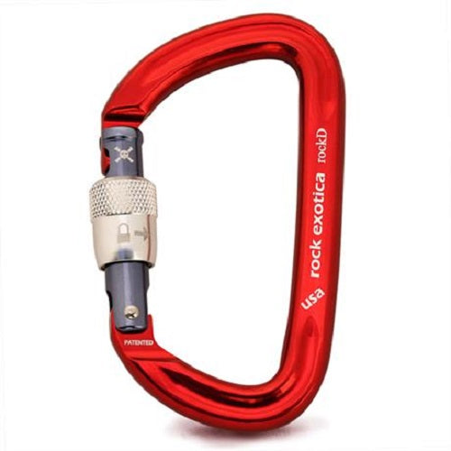 Rock Exotica Rock D Screwlock Carabiners