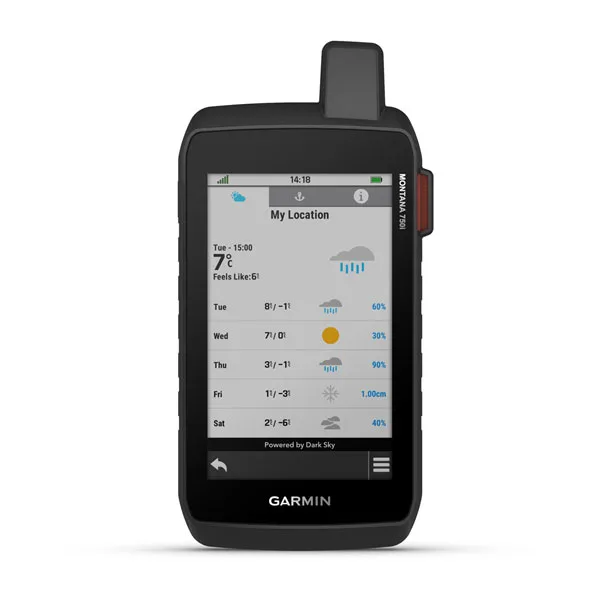 Garmin Montana 750i Rugged GPS Touchscreen Navigator with inReach