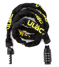 ULAC 52nd Street Hardened Steel Chain Combo Lock 120cm