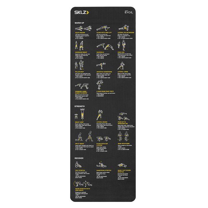 SKLZ Fitness Trainer Mat, Black