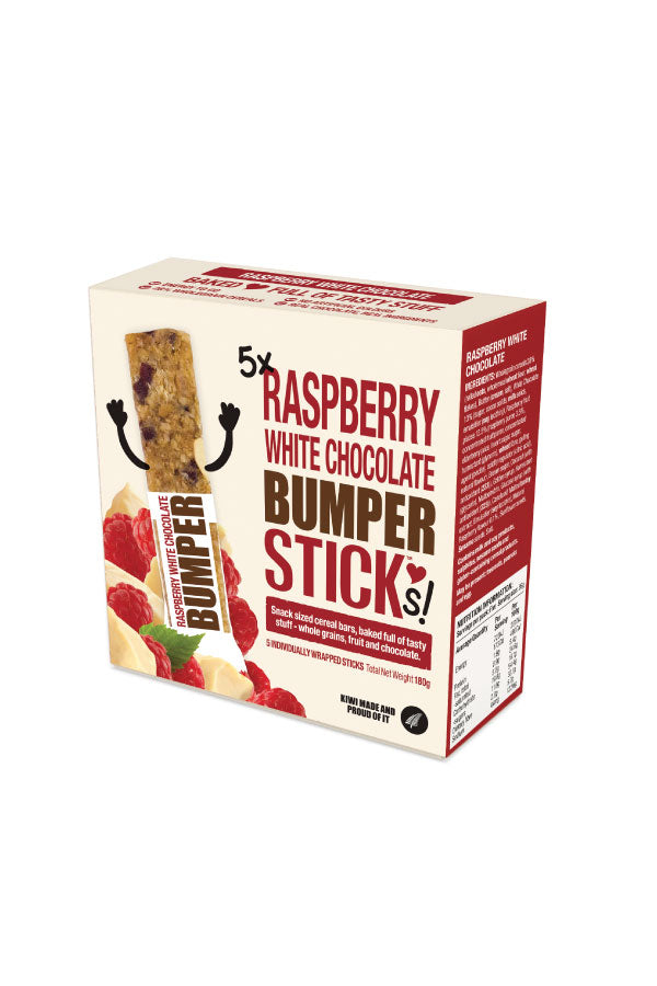 CookieTime Raspberry White Choc Bumper Stick, 5 Pack