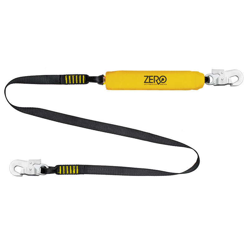 Zero Webbmate Single Webbing Lanyard W/Snaphooks - 2M