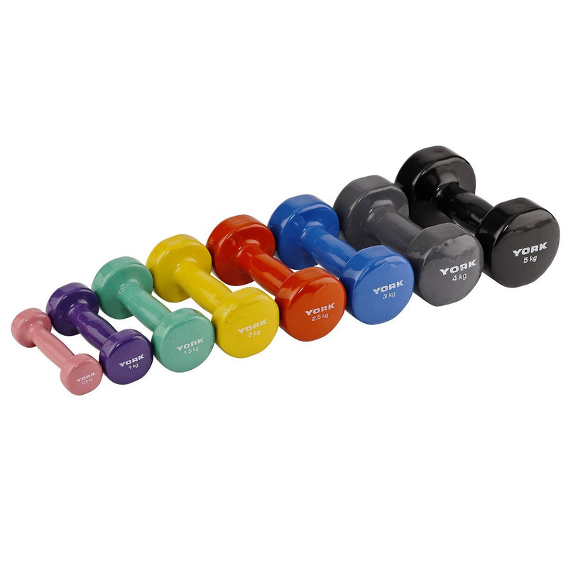 York Vinyl Dipped Dumbbell